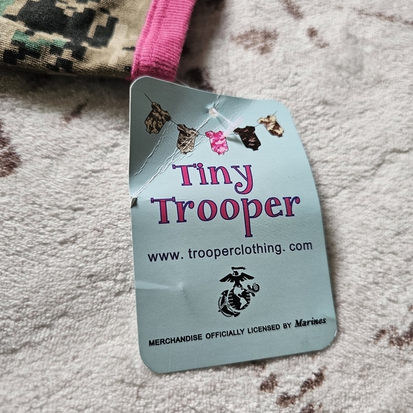 Brand New Cute Recruit Marines Baby Girl Sleeper 6-9 months - Picture 2 of 8